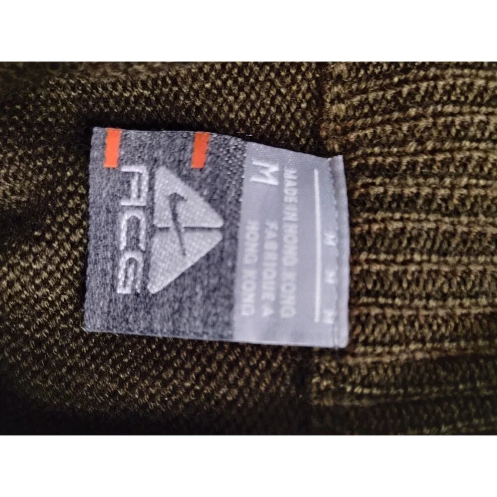 Nike ACG Full Zip Sweater Jacket Men Medium Brown Wool Blend Outdoor